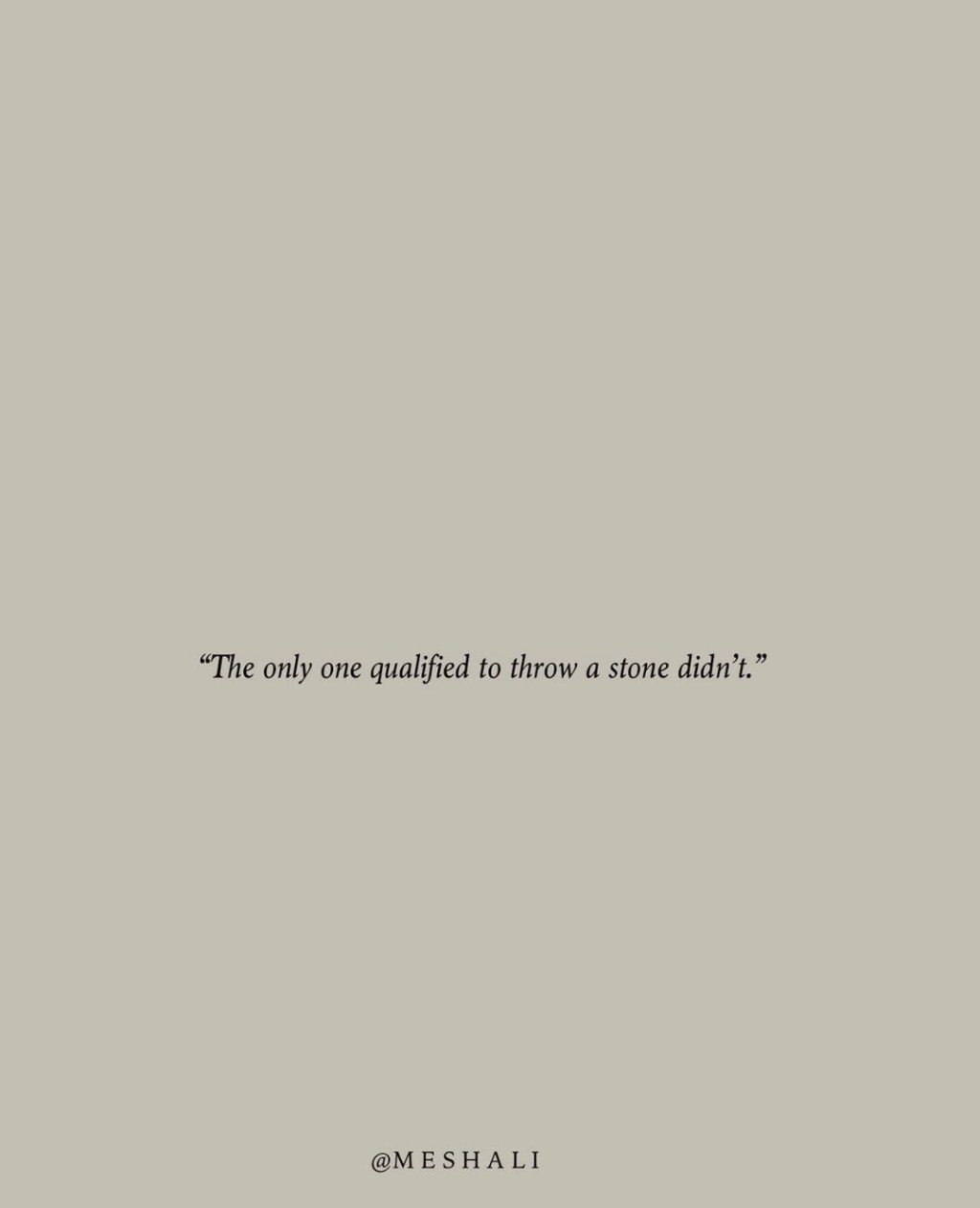 If there was anyone who deserves to cast the first&nbsp;stone